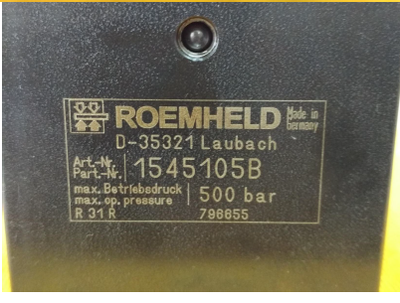 ROEMHELD 块式油缸 1545105B